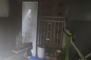 부산 아파트서 에어콘 화재…주민 10여명 대피