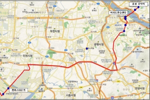 인천 송도 - 서울 공덕 M버스 22일 부터 운행