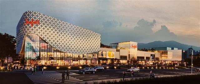 신세계그룹이 17일 광주 어등산 관광단지에 호남권 최초의 스타필드 건립을 추진한다는 계획을 밝혔다. 사진은 ‘스타필드 광주’(가칭) 조감도.  광주신세계 제공