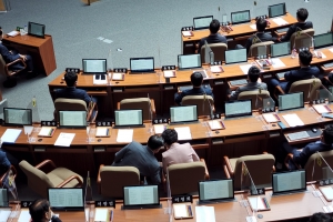 당대표 연설하는데...자리 뜬 의원들, 경기도의회 국민의힘 내부 갈등 심화