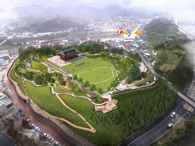 보성 열선루 신흥동산 조감도 