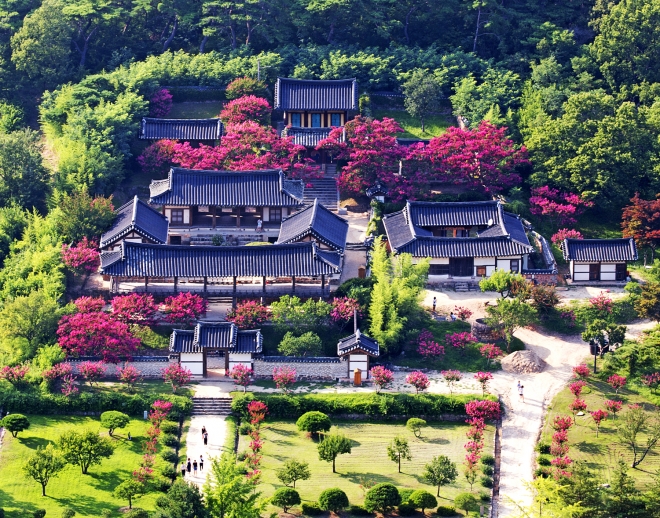 세계유산 ‘병산서원’ 전경. 안동시 제공