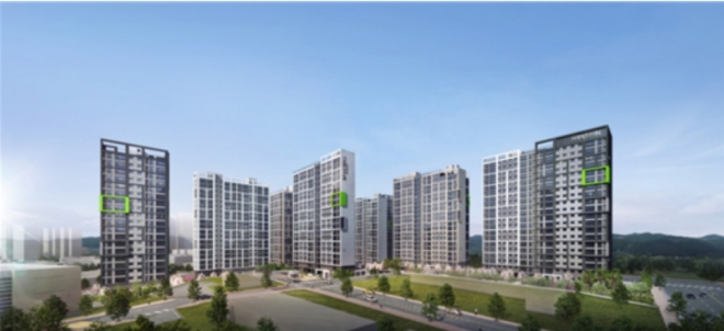 아산 한신더휴 투시도. 한신공영 제공