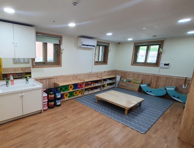 서울 강동구 시간제보육서비스의 시간제보육실로 추가 지정된 강동한별어린이집. 강동구 제공. 