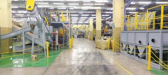 서울 도봉구 자원순환센터에 있는 음식물 자원화 처리 시설의 모습. 도봉구 제공