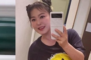 심진화, 지하철서 포착…17㎏ 빠져 못알아봐