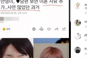 안영미, ‘이혼 사유’ 기사에 불쾌 심경