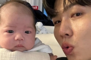 ‘홍현희♥’ 제이쓴 “똥별이와 첫 셀카”…“리틀 홍현희”