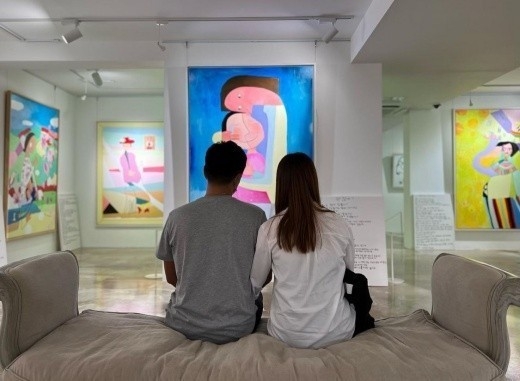 배우 진태현·박시은 부부가 제주도에서 근황을 전했다. SNS 캡처