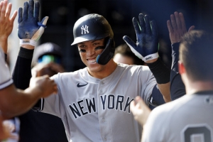 청정 타자로 시즌 60홈런 -1 저지, MLB 대역사 ‘초읽기’