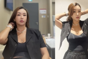 20㎏ 뺀 배윤정, 납작배 노출했는데 “포즈 왜 이래”