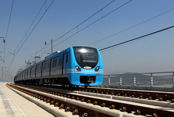 공항철도 운행 모습