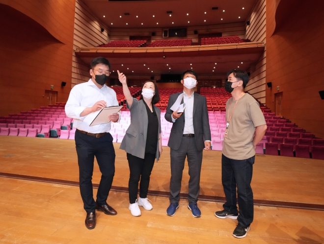 하남시의회 자치행정위원회, 9월 21일 하남문화재단 현장 확인. 하남시의회 제공