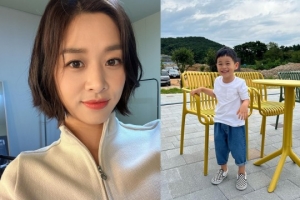 ‘강경준♥’ 장신영, 아들 폭풍성장…눈웃음 똑같네