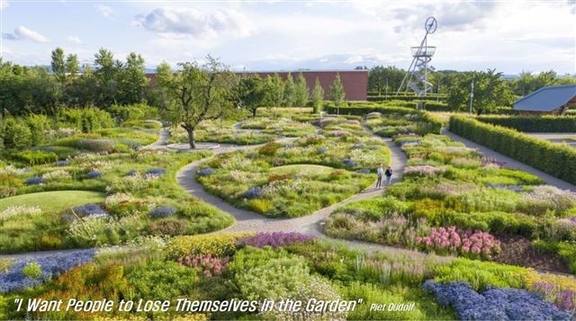 2021년 독일 바일암라인의 비트라캠퍼스에 조성된 피트 아우돌프의 정원. 울산시 제공