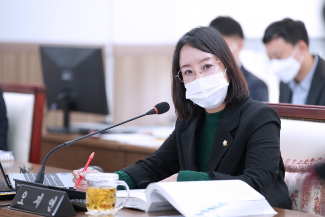 하남시의회 도시건설위원회 오지연 의원. 사진 하남시의회 제공