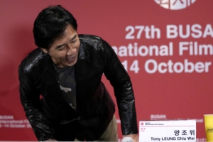 [포토] ‘양조위 자리’…BIFF ‘올해의 아시아 영화인상’ 수상 기자회견