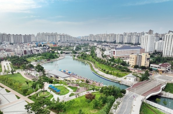 김포한강중앙공원 전경. 김포시 제공.