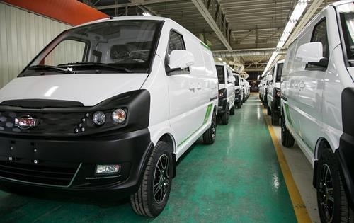 군산형 일자리 중심 기업 명신이 생산한 전기차 ‘다니고 밴’. 군산시 제공