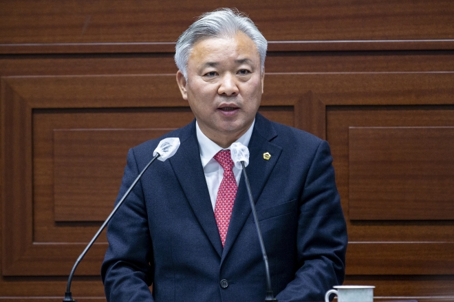 권광택 의원 5분발언 사진. 경북도의회 제공