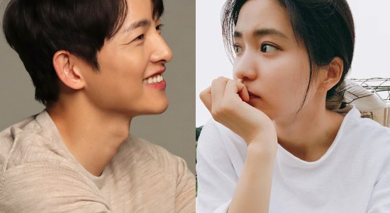 배우 송중기와 김태리. 각 인스타그램 캡처