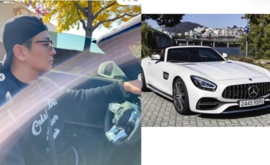 배우 주지훈이 슈퍼카를 탄 일상을 공유했다. SNS 캡처