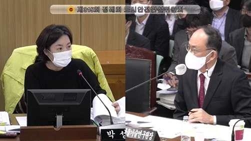 박성연 서울시의원(왼쪽)