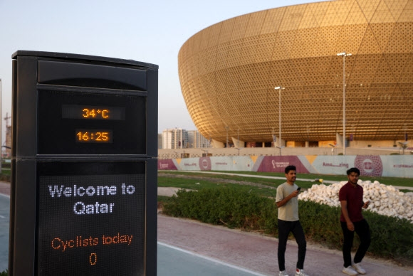 카타르 월드컵 경기장 주변