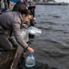 헤르손 평화는 찾았지만… 러시아 만행에 강물로 생존