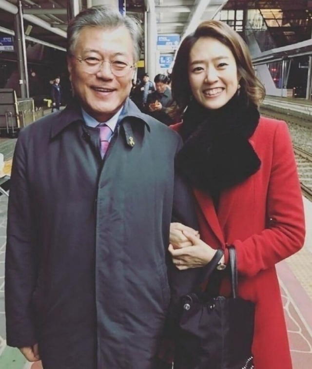 문재인 전 대통령(왼쪽), 고민정 민주당 최고위원. 허은아 의원 페이스북