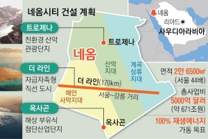 사업비 671조원 네옴시티… 친환경 에너지로 자급자족