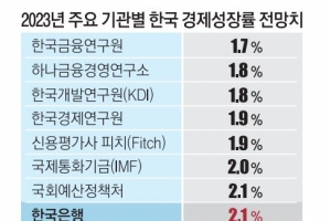 “한국 경제, 2년 연속 1%대 저성장에 빠진다”