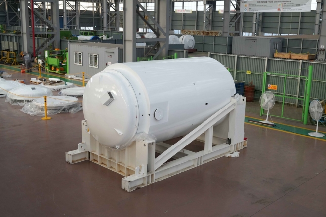 세아베스틸이 미국 오라노티엔에 납품한 사용후핵연료 운반·저장 용기