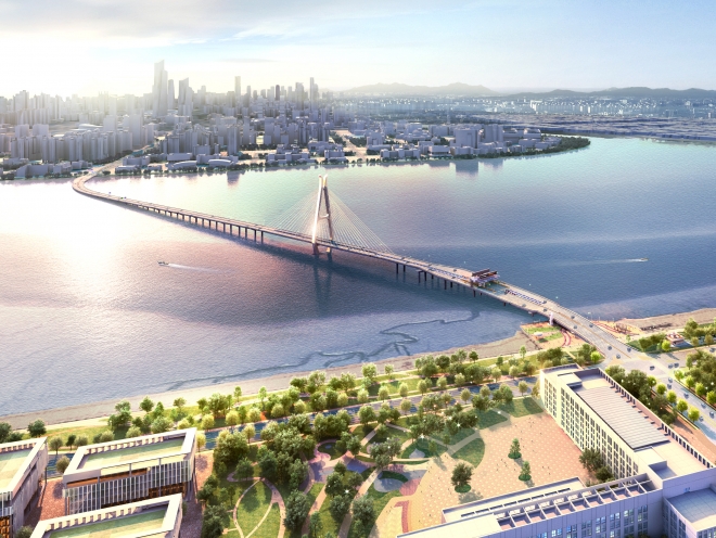 배곧대교 조감도. 시흥시청