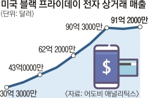 살인적 고물가에도… 美블프 ‘온라인 오픈런’