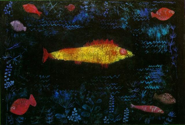 파울 클레, ‘금붕어’, 1925년 (49.6×69.2㎝, 함부르크 쿤스트할레, 독일 함부르크)