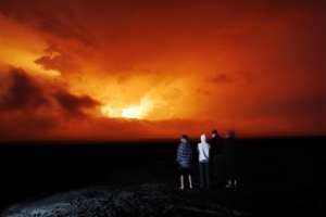 하와이  세계 최대 활화산  38년 만에  터졌다