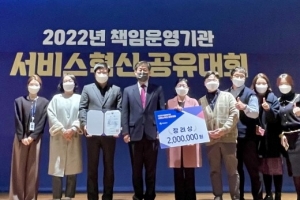 국립나주병원, 2022년 책임운영기관 서비스혁신 공유대회 행정안전부장관상 수상