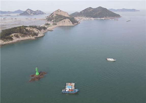 군산 고군산군도 조사해역 전경(군산시 제공)