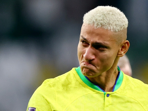 브라질은 10일(한국시간) 크로아티아와 치른 2022 카타르 월드컵 8강전에서 승부차기 끝에 패해 4강 진출이 좌절됐다. 로이터 연합뉴스
