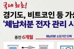 경기도 ‘체납자 가상자산 추적·압류 전자시스템’ 전국 첫 도입