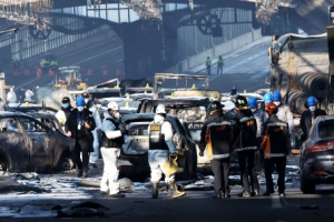 과천 ‘방음터널 화재‘ 관련 업체 압수수색…사고 당시 대처 적절성 확인 예정