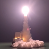 ‘UFO 소동’ 고체연료 우주발사체 발사 장면 공개