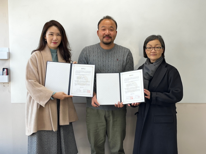 백석예술대 영상학부, 클콩 산학 협력 협약식 사진