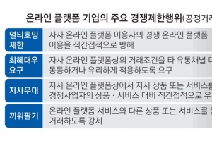 무료서비스라도… 구글·카카오 등 경쟁사 방해·자사 우대 땐 제재