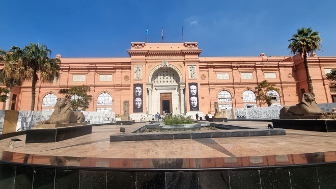 이집트 카이로박물관 전경.