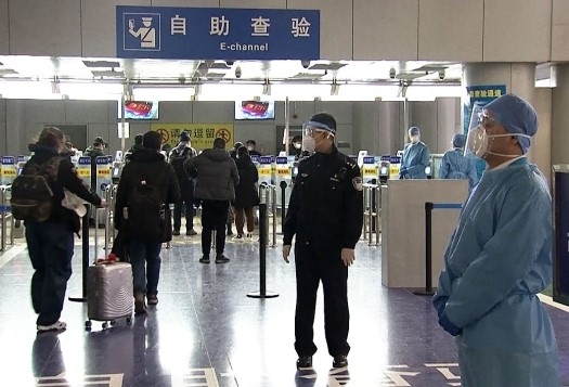중국 공항의 방역 규제 체계. 주한중국대사관 위챗 계정