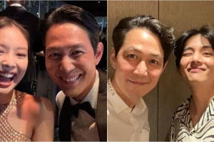 이정재, 제니·뷔와 “사적 만남”