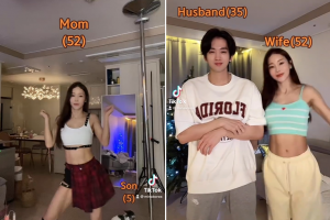 ‘17세 연하 류필립♥’ 미나, ‘5세 아들’과 댄스 챌린지