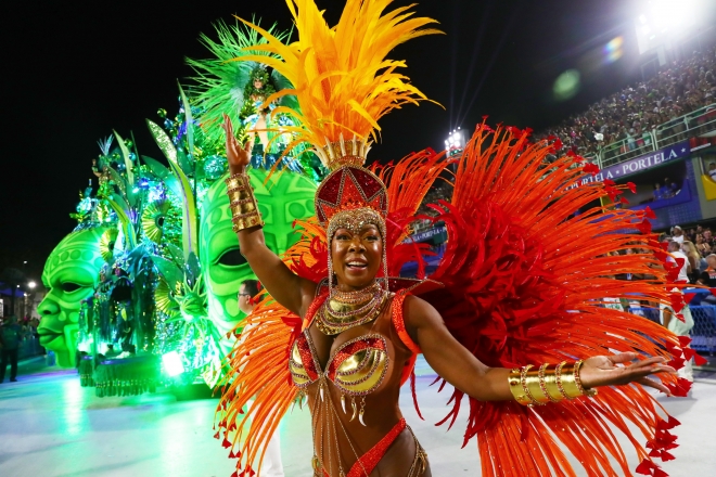 3년 만에 정상화한 브라질 삼바 축제